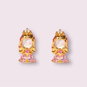 Disney Inspired Earrings- Aurora/Sleeping Beauty